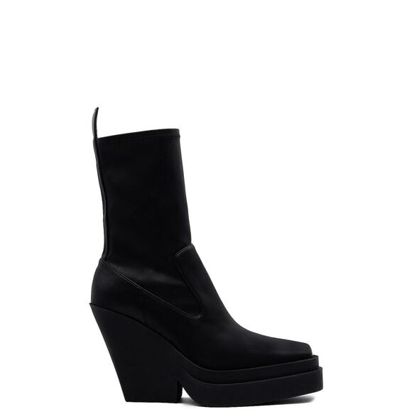 GIA BORGHINI Texan Ankle Boot - 40/US 10 - Black - Picture 1 of 3